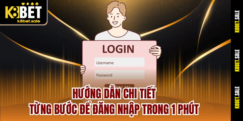 Hướng dẫn chi tiết từng bước để đăng nhập trong 1 phút