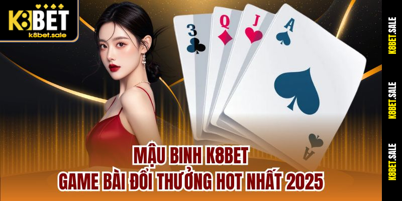 Mậu Binh K8Bet – Game Bài Đổi Thưởng HOT Nhất 2025